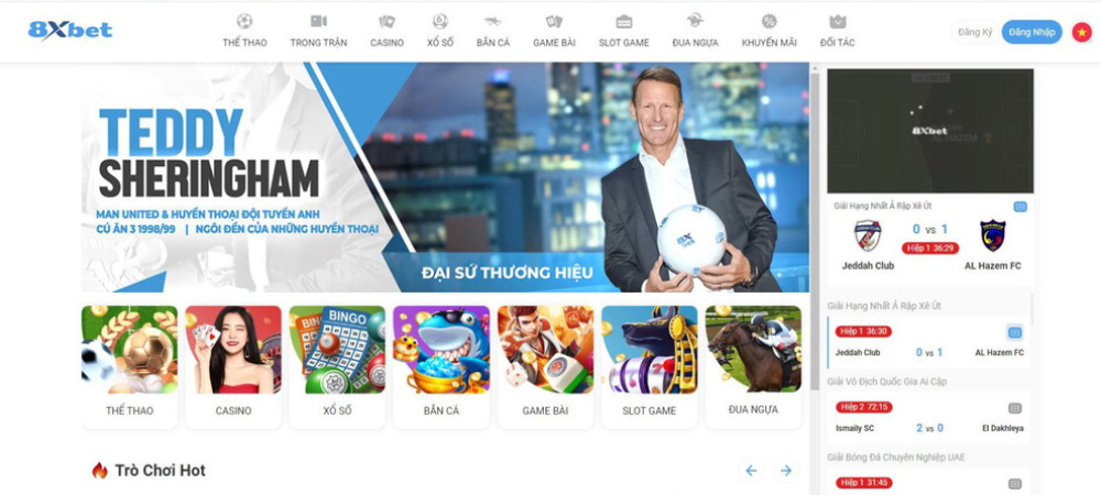8xBET sân chơi cá độ bóng đá online