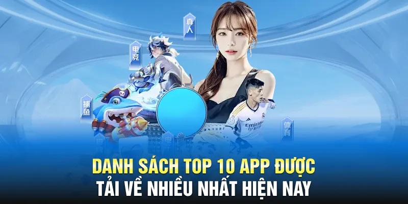Danh sách top 10 app được tải về nhiều nhất hiện nay